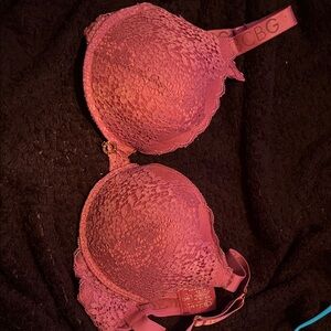 BCBG Lace Bra - Deep Pink